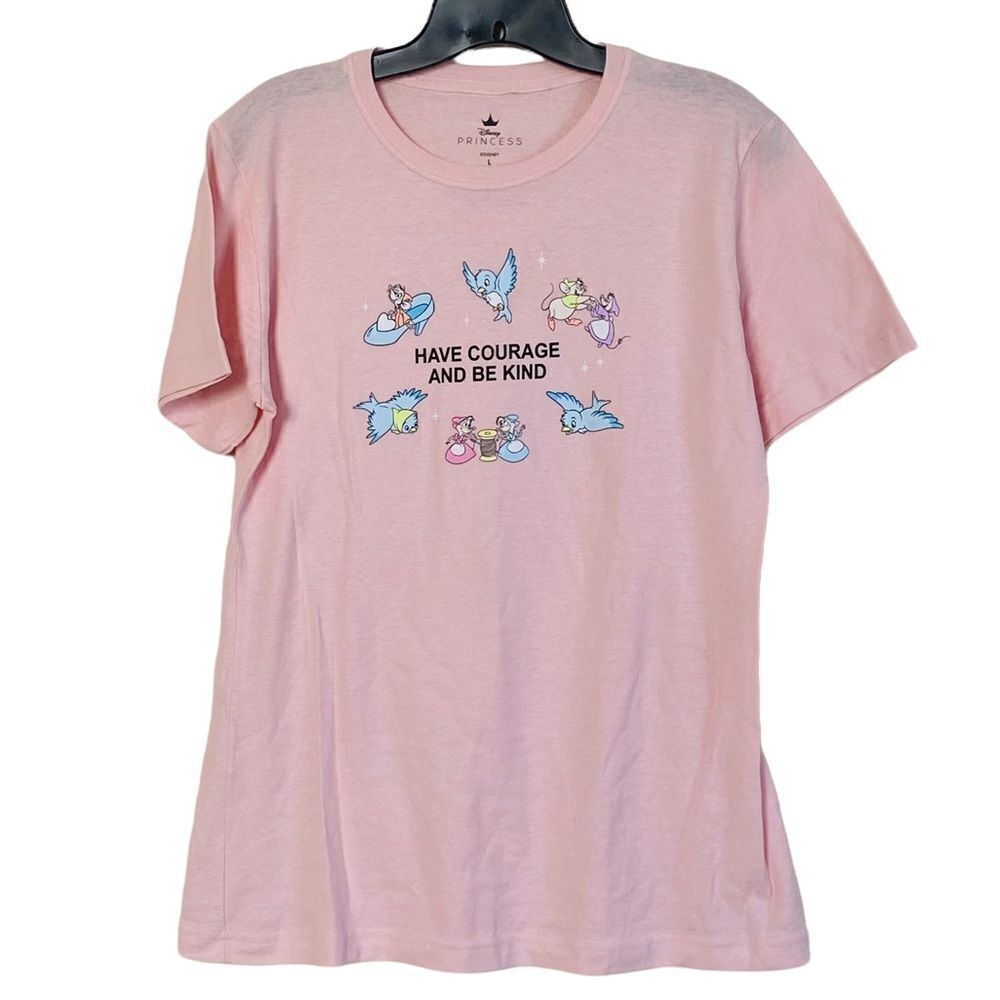 Disney Princess Cinderella Have Courage And Be Kind T Shirt Sz L